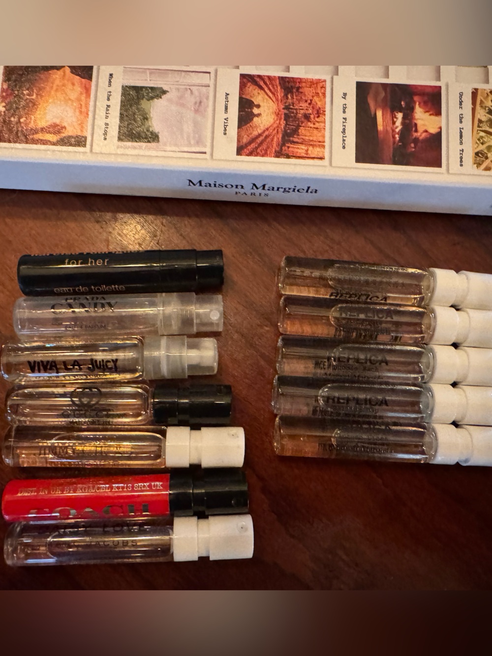 Assorted Perfume Samples (full) - Maison Margiela & Prada, Coach, etc !